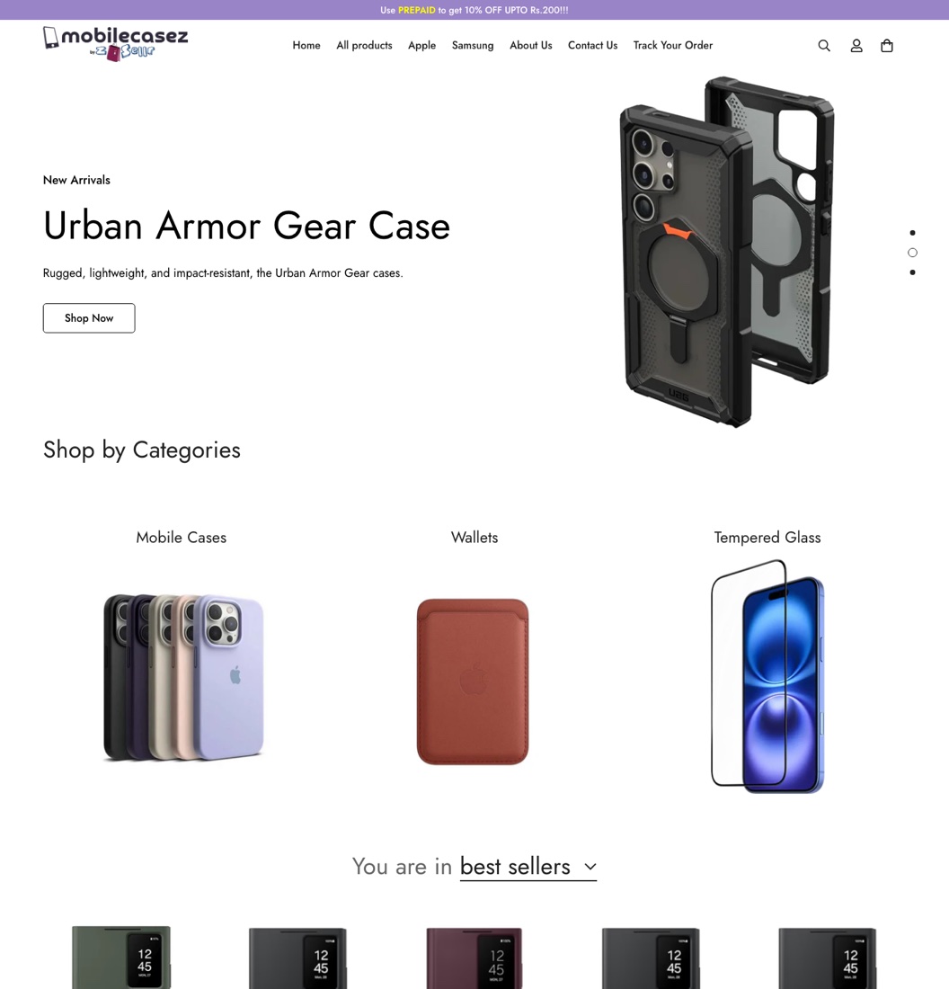 mobileCasez stocks wallet, rugged, and clear cases plus tempered glass for iPhone & Samsung.